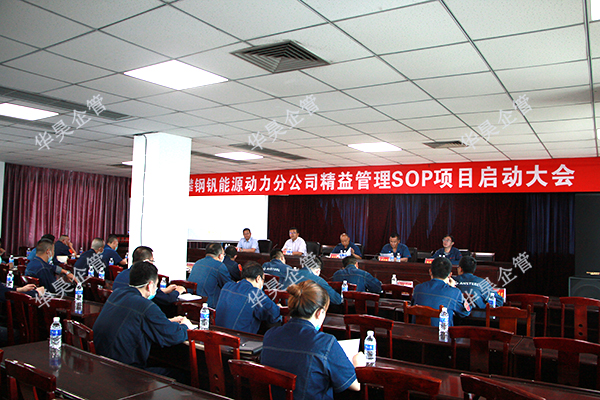 祝賀攀鋼釩能源動力分公司精益管理SOP項目啟動